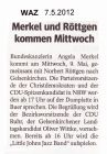 9. Mai 2012 CDU Gelsenkirchen + Frau Merkel