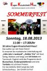 18. August 2013 - Sommerfest Eugen-Krautscheid-Haus - AWO Dortmund